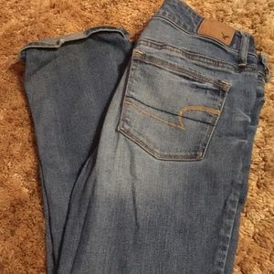 AE skinny kick jeans